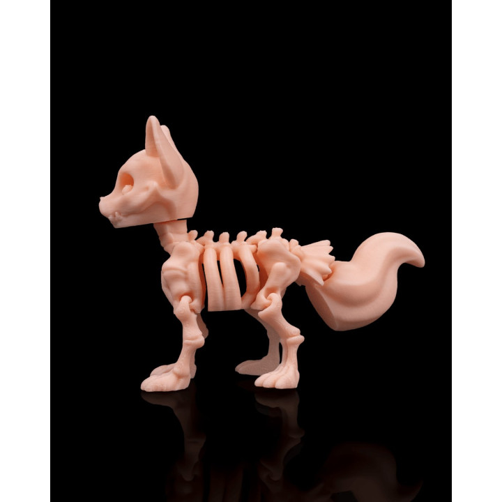 Renard Squelette – Figurine Décorative Originale | Made In Occitanie