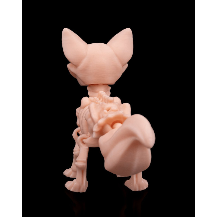 Renard Squelette – Figurine Décorative Originale | Made In Occitanie