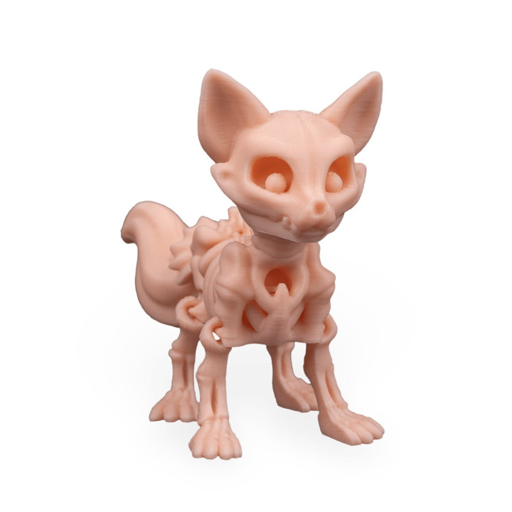 Renard Squelette – Figurine Décorative Originale | Made In Occitanie