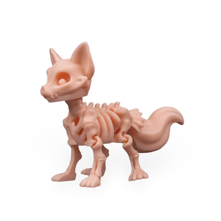 Renard Squelette – Figurine Décorative Originale | Made In Occitanie