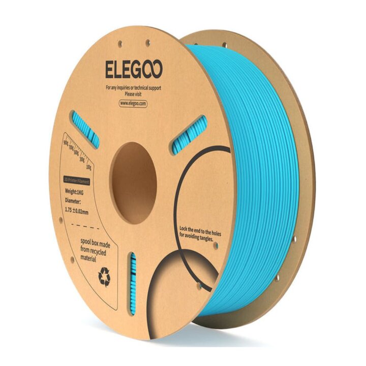 Elegoo - PLA - Bleu Ciel - 1,75 mm - 1 kg | Maison Drabiec