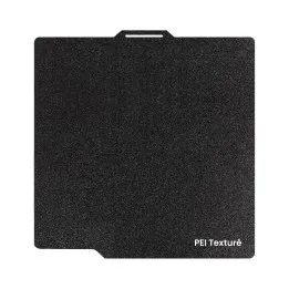 Ziflex - Plateau d'Impression pour Bambu Lab Séries X1/X2/P1/P2/A1 - PEI Textured Noir - 257 x 257 mm