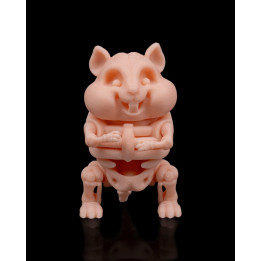 Hamster Squelette Articulé – Figurine Décorative Originale