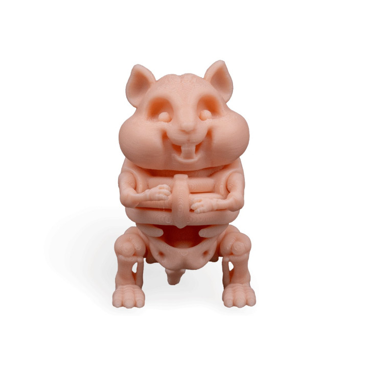 Hamster Squelette Articulé – Figurine Décorative Originale