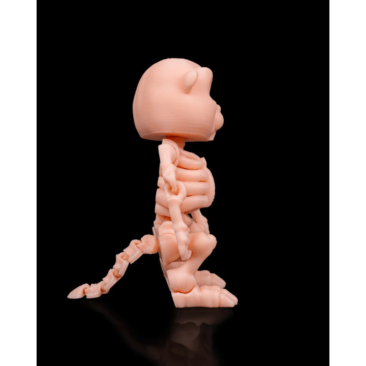 Castor Squelette Articulé – Figurine Décorative Originale