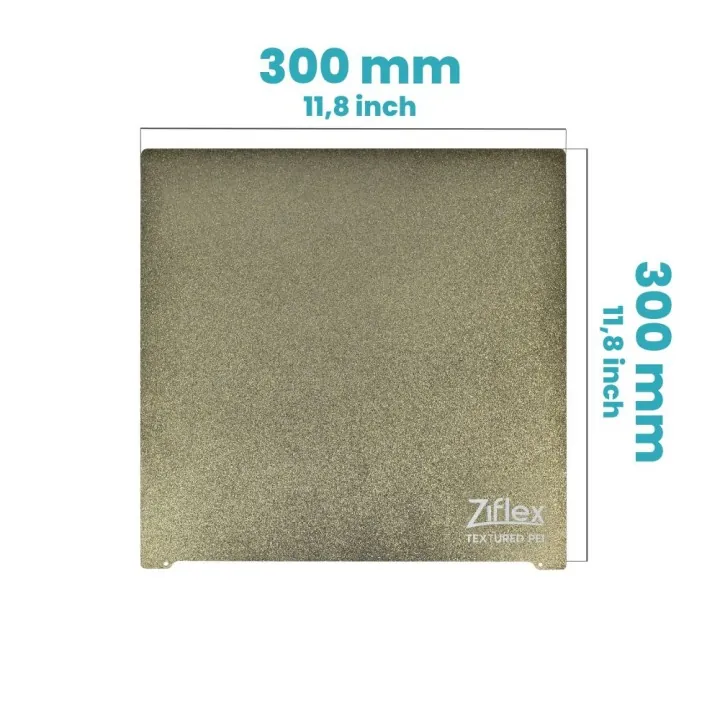 Ziflex - Plateau Flexible PEI 300 x 300 mm Textured - Voron 300
