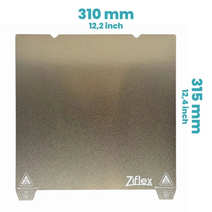 Ziflex - Plateau Flexible PEI 310 x 315 mm Textured - Creality K1 Max