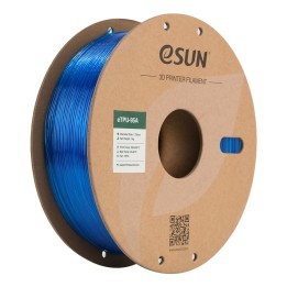 eSun - eTPU-95A - Bleu Transparent (Transp. Blue) - 1,75 mm - 1 kg | E