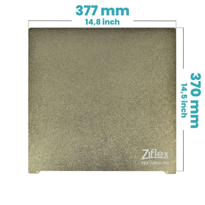 Ziflex - Plateau Flexible PEI 377 x 370 mm Textured - Ender 5+