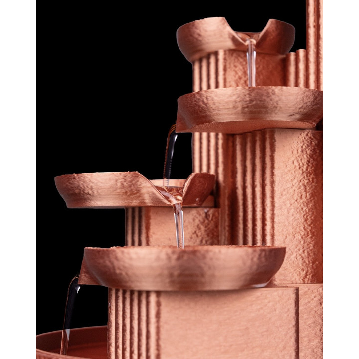 Fontaine De Table Zen "Quiet Principle" – Cascade Cuivrée Minimaliste