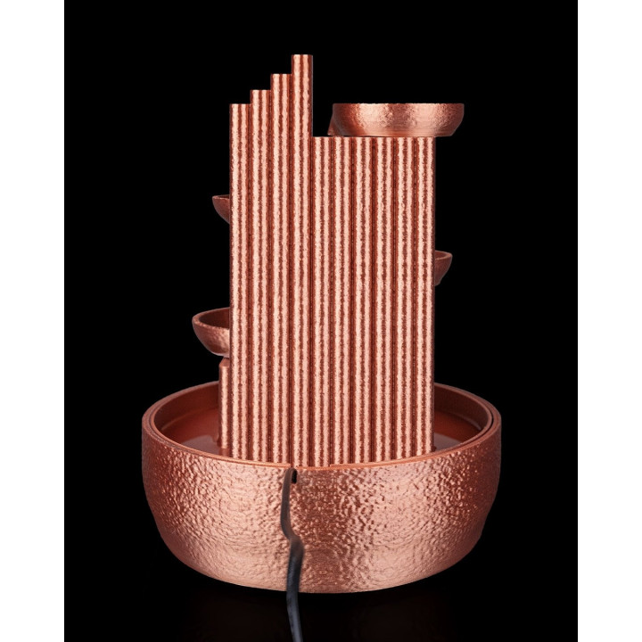 Fontaine De Table Zen "Quiet Principle" – Cascade Cuivrée Minimaliste