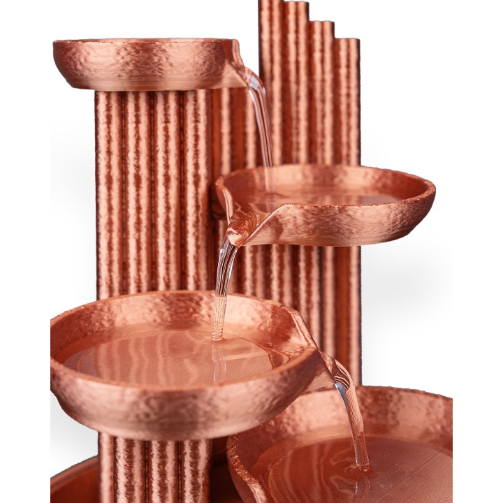 Fontaine De Table Zen "Quiet Principle" – Cascade Cuivrée Minimaliste
