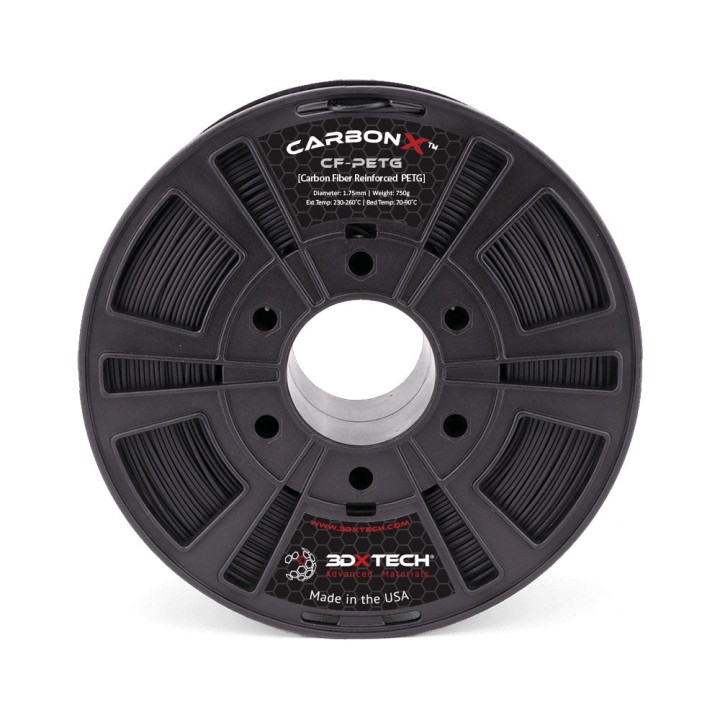 3DXTech - CarbonX CF-PETG (Fibres de carbone) - 1.75 mm - 750 g | Espa