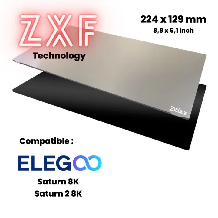 Ziflex - Résine - Starter Kit 224 x 129 mm - Saturn 8k/Saturn 2 8k