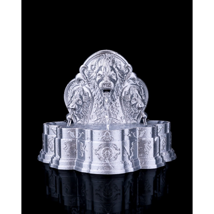 Fontaine De Table Lion'S Courage – Fontaine Décorative Têtes De Lions