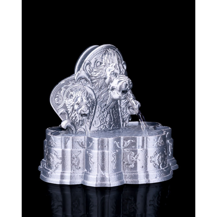 Fontaine De Table Lion'S Courage – Fontaine Décorative Têtes De Lions