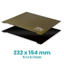 Ziflex - Starter Kit PEI High Temp 232 x 154 mm - Flashforge Creator Pro