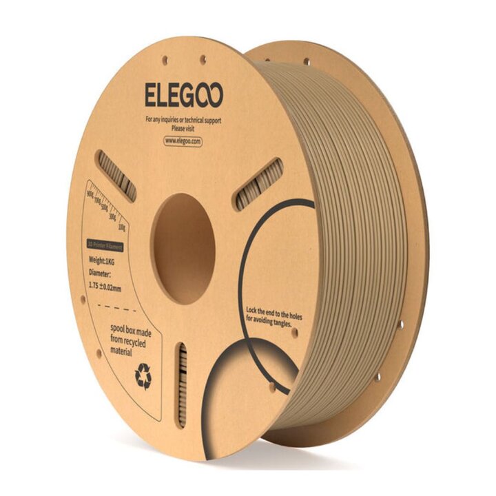 Elegoo - PLA - Couleurs Bois - 1,75 mm - 1 kg | Maison Drabiec