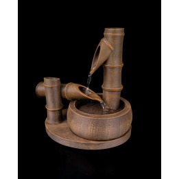 Fontaine De Table Bambou Zen – Fontaine D'Intérieur Décorative Made In Occitanie