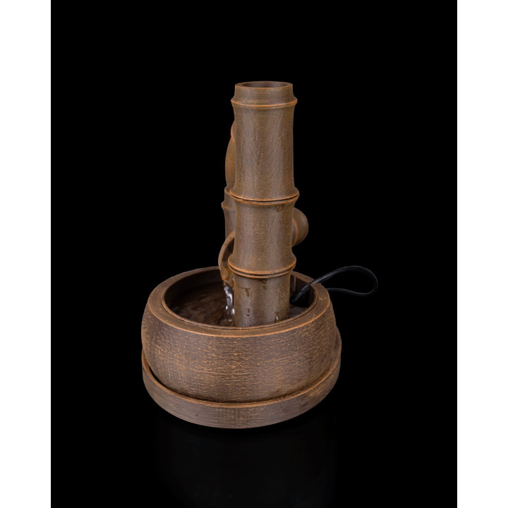 Fontaine De Table Bambou Zen – Fontaine D'Intérieur Décorative Made In Occitanie