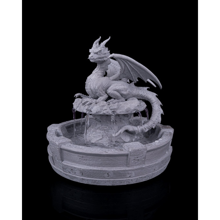 Fontaine De Table Dragon Gardien – Décoration Feng Shui Fantastique
