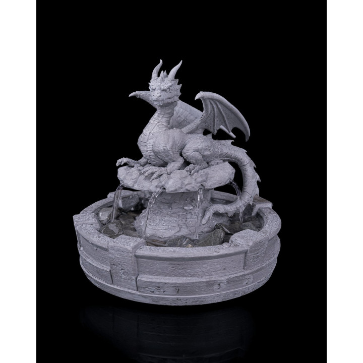 Fontaine De Table Dragon Gardien – Décoration Feng Shui Fantastique