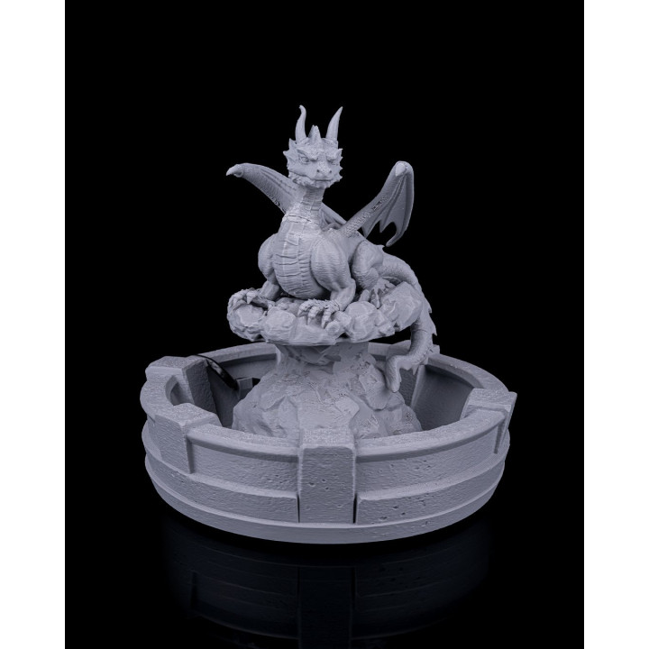 Fontaine De Table Dragon Gardien – Décoration Feng Shui Fantastique