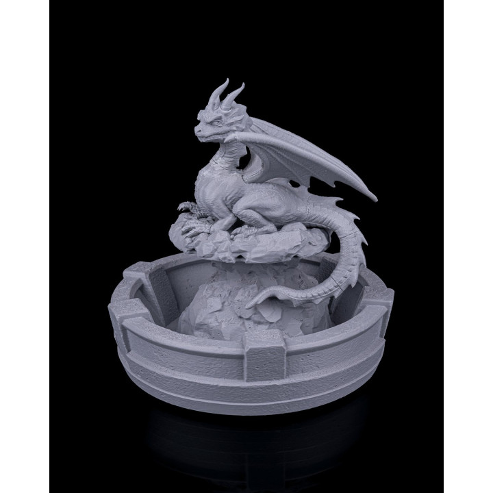 Fontaine De Table Dragon Gardien – Décoration Feng Shui Fantastique