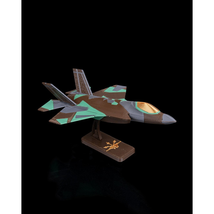 Nxt-5 Multirole Fighter – Maquette Avion De Chasse Sur Socle