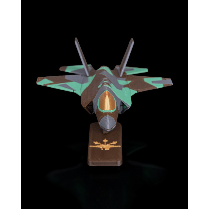 Nxt-5 Multirole Fighter – Maquette Avion De Chasse Sur Socle