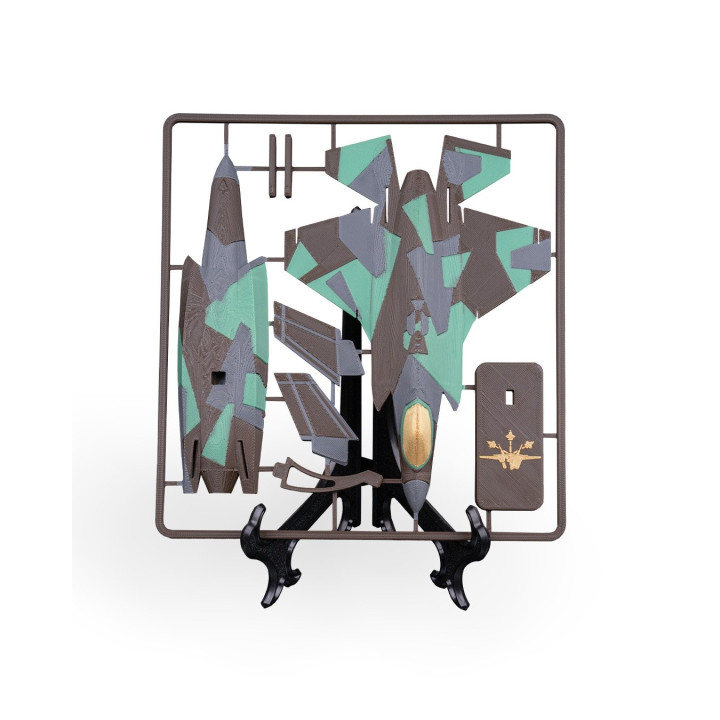 Nxt-5 Multirole Fighter – Maquette Avion De Chasse Sur Socle