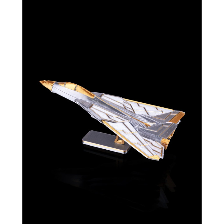 Maquette Chasseur Snc-4 – Jet De Combat À Ailes Variables Sur Socle