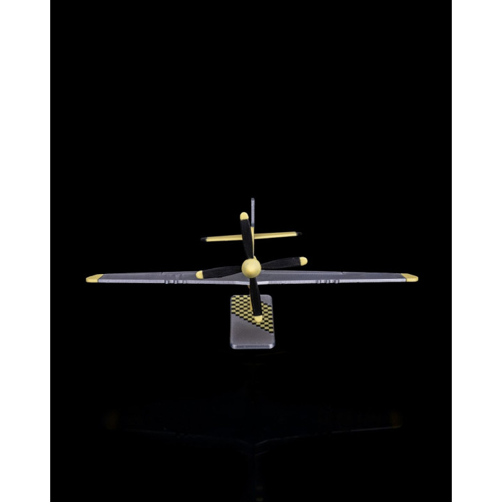 Vgd-1 Vanguard Fighter – Maquette Avion De Guerre Rétro Sur Socle