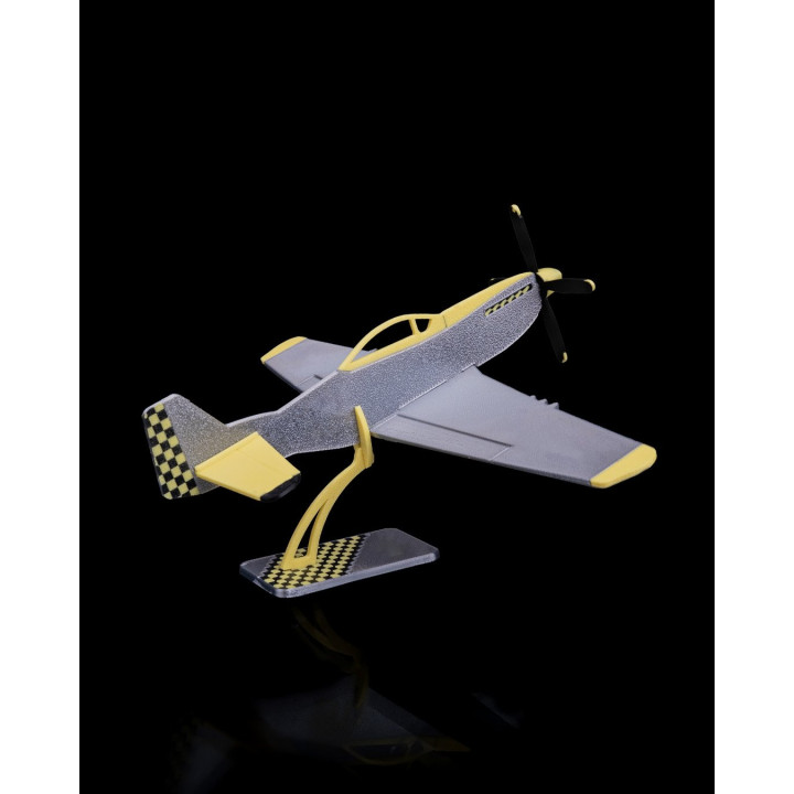 Vgd-1 Vanguard Fighter – Maquette Avion De Guerre Rétro Sur Socle