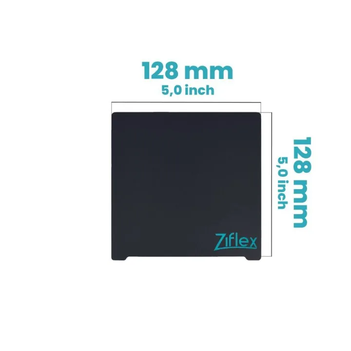 Ziflex - Upper Surface Ultimate High Temp 128 x 128 mm - Snapmaker