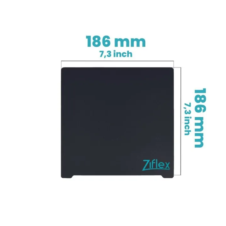 Ziflex - Upper Surface Ultimate High Temp 186 x 186 mm - Cetus 3D