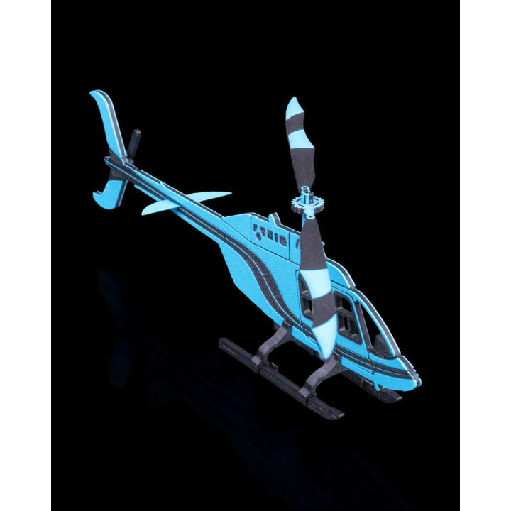 Hsc-6 Scout Helicopter – Maquette Hélicoptère Décorative