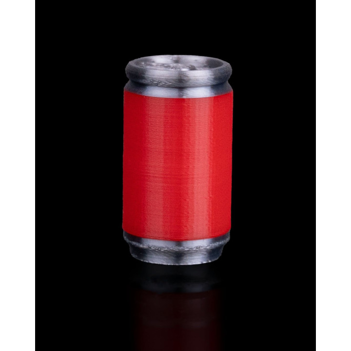 Magnet Canettes Bière Miniatures – Pack 6 Canettes & Casier Rouge