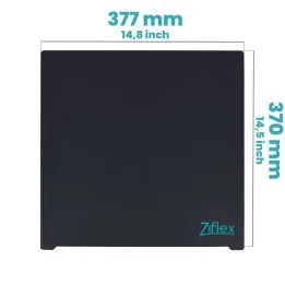 Ziflex - Upper Surface Ultimate High Temp 377 x 370 mm - Ender 5 Plus