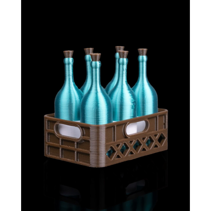 Magnets Mini Bouteilles De Vin – Caisse Déco Réfrigérateur