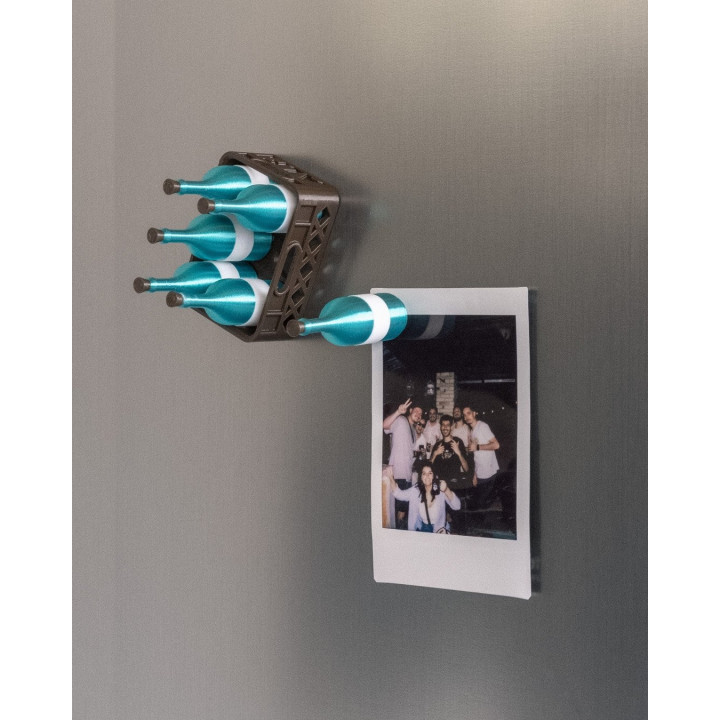 Magnets Mini Bouteilles De Vin – Caisse Déco Réfrigérateur