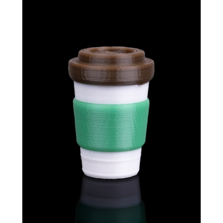Magnet Mini Café À Emporter – Plateau 3 Ou 4 Tasses Pour Frigo