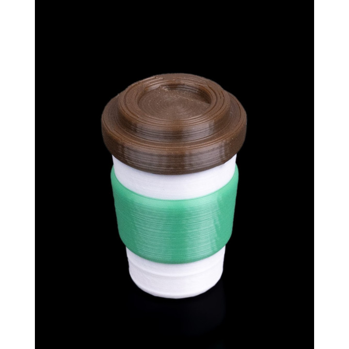 Magnet Mini Café À Emporter – Plateau 3 Ou 4 Tasses Pour Frigo