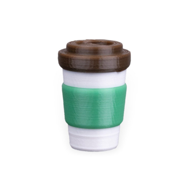 Magnet Mini Café À Emporter – Plateau 3 Ou 4 Tasses Pour Frigo