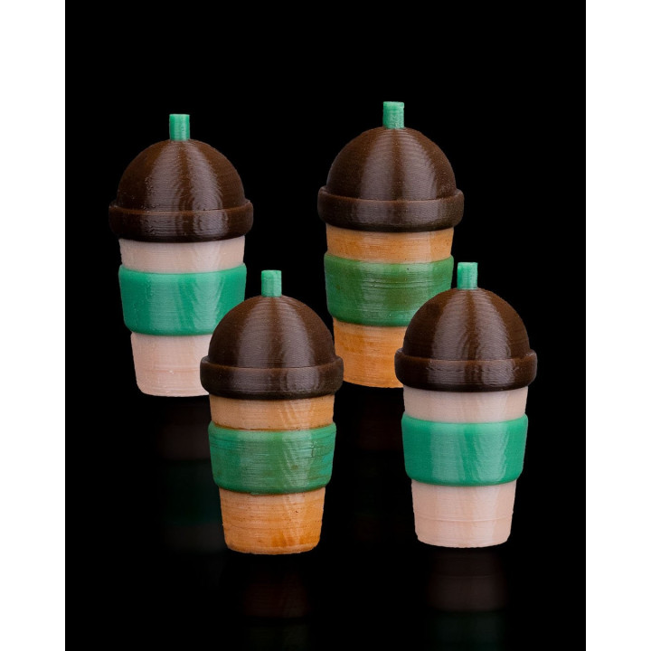 Magnets Bubble Tea Miniatures – Set De 4 Tasses Kawaii Pour Frigo