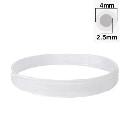 Zimple - 4m Tube PTFE (Bambu PTFE Tube for AMS et Filament ) - 4 m - Blanc