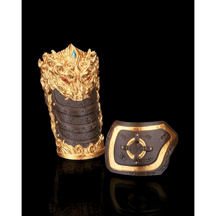 Gantelet & Vambrace Mystic Roar – Armure De Cosplay Dorée