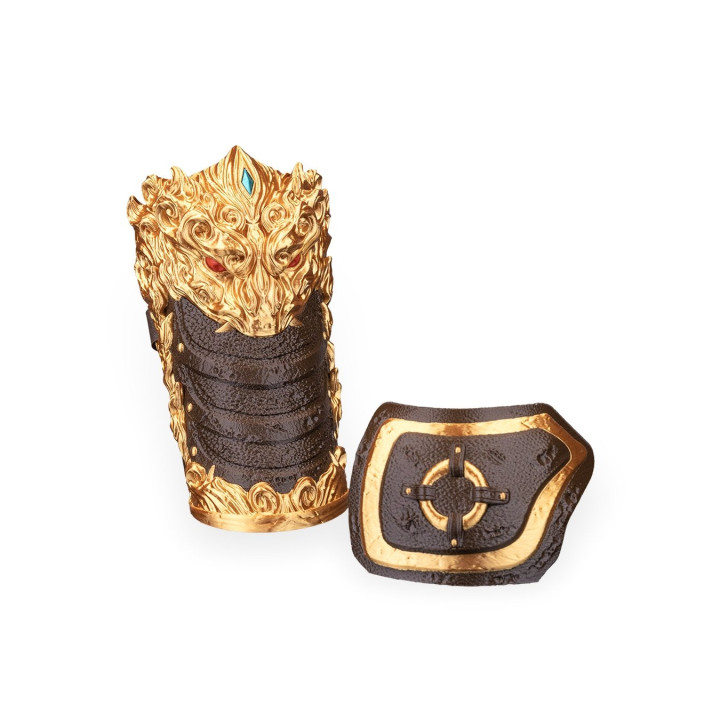 Gantelet & Vambrace Mystic Roar – Armure De Cosplay Dorée