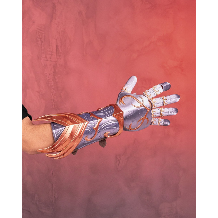 Gantelet & Brassard Chevalier Elfe – Armure Articulée Cosplay