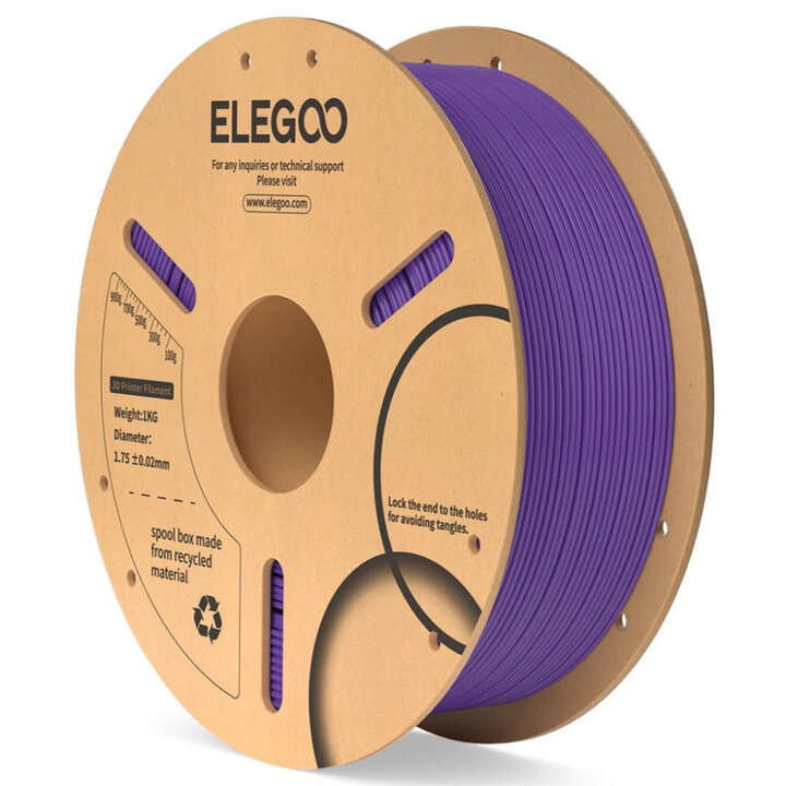 Elegoo - PLA - Violet - 1,75 mm - 1 kg - RFID | Maison Drabiec